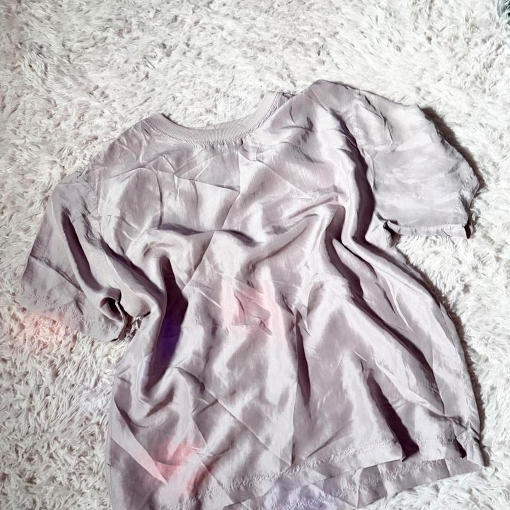 100% Silk Vintage 70s Carole Little Saint Tropez West Muted Luxury Top Womens M